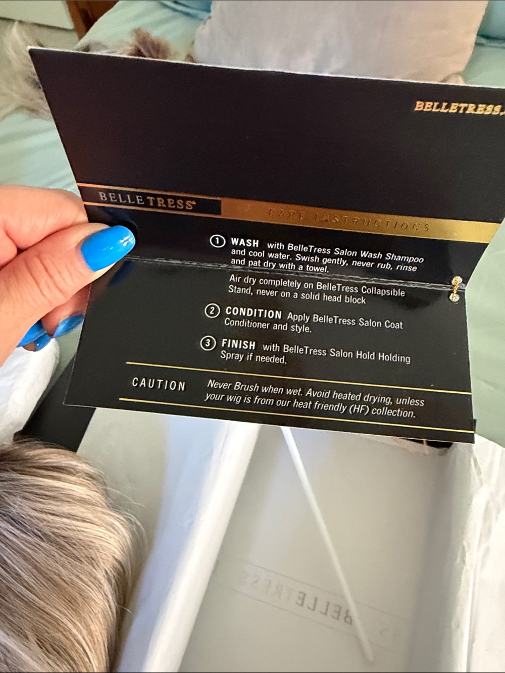Belle Tress butter beer blonde - approximately 25 inches long - Picture 10 of 10